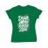 Tricou adler dama drink more worry less verde mediu