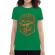 Tricou adler dama everything you can imagine is real verde mediu