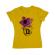 Tricou adler dama free hugs galben