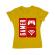 Tricou adler dama gamer galben