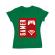 Tricou adler dama gamer verde mediu
