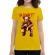 Tricou adler dama i'm lovin it galben