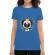 Tricou adler dama king of pug albastru azuriu