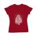 Tricou adler dama let's find beautiful place to get lost rosu