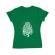 Tricou adler dama let's find beautiful place to get lost verde mediu