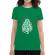 Tricou adler dama let's find beautiful place to get lost verde mediu