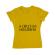 Tricou adler dama no coffee galben