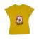 Tricou adler dama sweet ice cream lettering galben