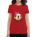 Tricou adler dama sweet ice cream lettering rosu