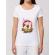 Tricou stanley stella dama sweet ice cream lettering alb