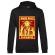 Hoodie barbat cu gluga thirsty zombies negru