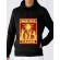 Hoodie barbat cu gluga thirsty zombies negru