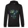 Hoodie barbat cu gluga wake up and drink a coffee negru