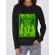 Hoodie dama cu gluga high zombies negru