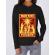Hoodie dama cu gluga thirsty zombies negru