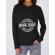 Hoodie dama cu gluga work hard negru