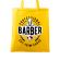 Sacosa din panza professional barber galben