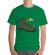 Tricou adler barbat adventure boot verde mediu