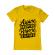 Tricou adler barbat aspire to inspire before we expire galben
