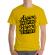 Tricou adler barbat aspire to inspire before we expire galben