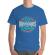 Tricou adler barbat die with memories not dreams albastru azuriu