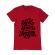Tricou adler barbat feel the fear and do it anyway rosu
