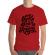 Tricou adler barbat feel the fear and do it anyway rosu
