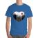 Tricou adler barbat hike and love albastru azuriu