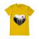 Tricou adler barbat hike and love galben