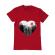 Tricou adler barbat hike and love rosu