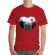 Tricou adler barbat hike and love rosu