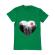 Tricou adler barbat hike and love verde mediu