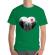 Tricou adler barbat hike and love verde mediu