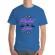 Tricou adler barbat life isnt perfect albastru azuriu