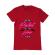 Tricou adler barbat life isnt perfect rosu
