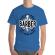 Tricou adler barbat professional barber albastru azuriu