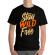 Tricou adler barbat stay wild and free negru