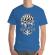 Tricou adler barbat umbrella tattoo albastru azuriu