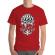 Tricou adler barbat umbrella tattoo rosu