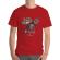 Tricou adler barbat wake up and drink a coffee rosu