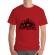 Tricou adler barbat whiskey rosu