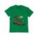 Tricou adler copil adventure boot verde mediu