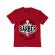 Tricou adler copil professional barber rosu