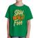Tricou adler copil stay wild and free verde mediu