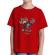 Tricou adler copil wake up and drink a coffee rosu