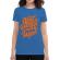 Tricou adler dama a goal without a plan is just a wish albastru azuriu