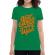 Tricou adler dama a goal without a plan is just a wish verde mediu