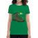 Tricou adler dama adventure boot verde mediu