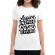 Tricou adler dama aspire to inspire before we expire alb
