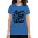 Tricou adler dama aspire to inspire before we expire albastru azuriu